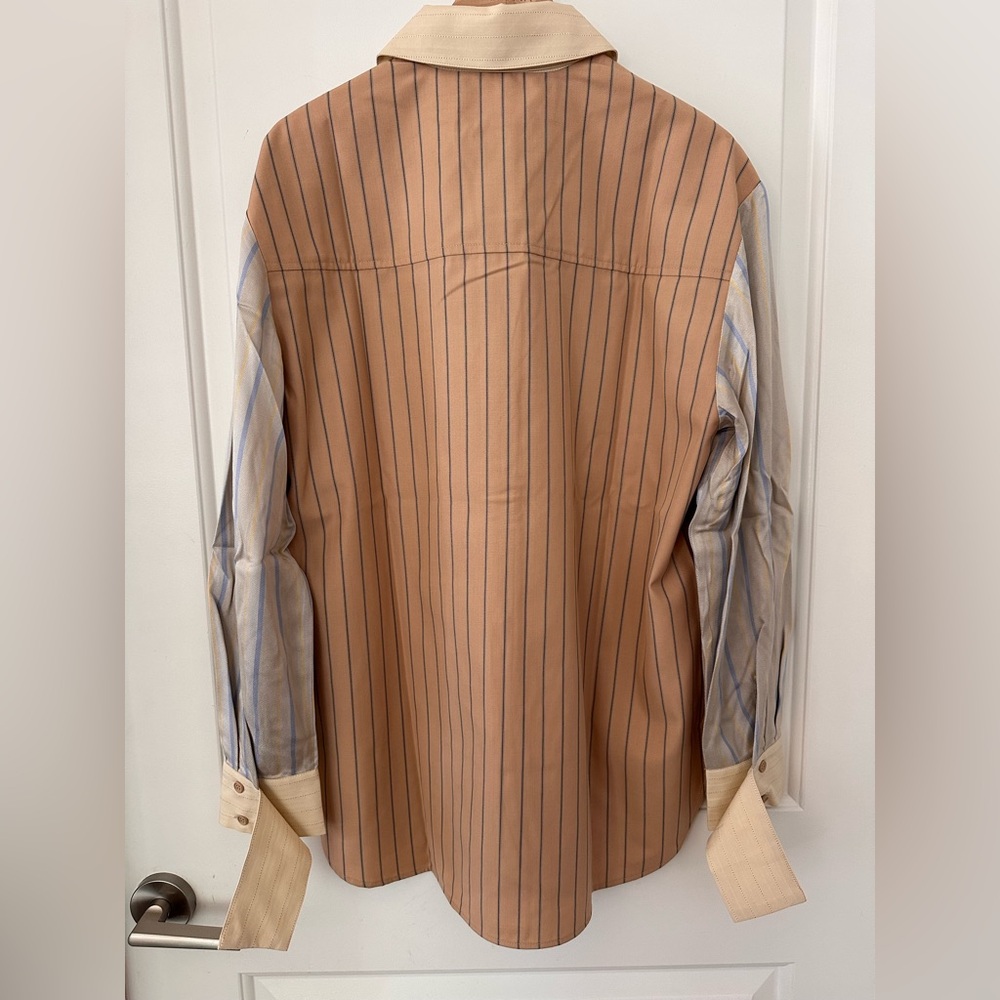 Stine Goya CLASSIC OVERSIZE SHIRT - MULTI STRIPES
-Size XS, Removable Collar - Picture 8 of 12
